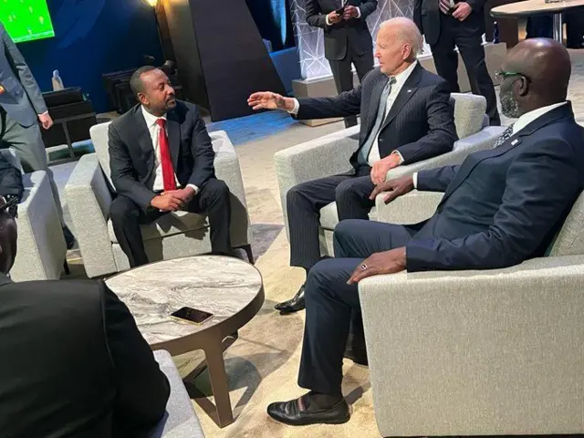 ኣብዪ ኣሕመድ ዝርከቦም መራሕቲ ኣፍሪቃ ምስ ፕረዚደንት ባይደን