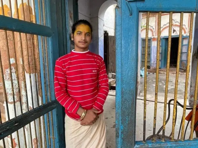 पटना मन्दिरका पुजारी आशिष कृष्ण शास्त्री