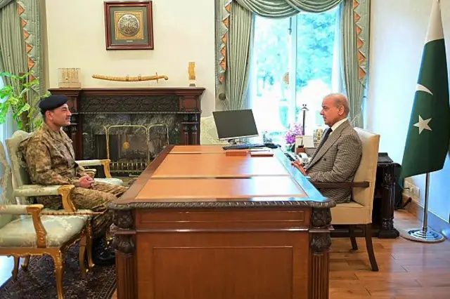 Shehbaz Sharif and Asim Munir