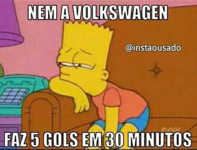 Meme da VW sobre o 7 a 1