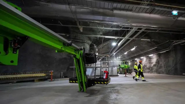 Terowongan penyimpanan limbah bahan bakar nuklir di Onkalo, Finlandia