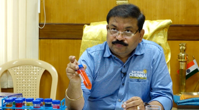 ચેન્નાઈ જિલ્લાના ડેઝિગ્નેટેડ ફૂડ સેફ્ટી ઓફિસર સતીશકુમાર 