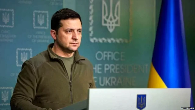 ਯੂਕਰੇਨ ਦੇ ਰਾਸ਼ਟਰਪਤੀ ਵੋਲੋਦੀਮੀਰ ਜ਼ੇਲੇਂਸ
