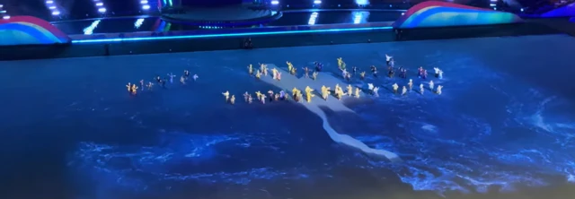 Khoảnh khắc bản đồ của Thái Lan được trình chiếu