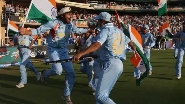 2007 में जीत हासिल करने के बाद भारतीय टीम