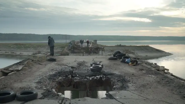 Скриншот з фільму "Мирні люди"