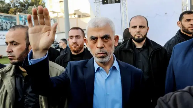  یحیی سنوار،‌ رهبر حماس در غزه