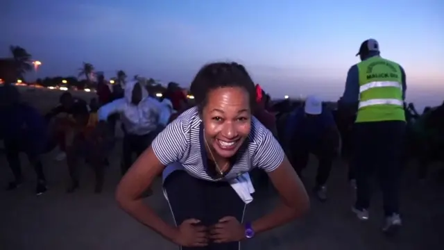 "Faire du sport raffermit toutes les parties du corps", Clarisse Fortuné