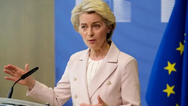 Ursula von der Leyen, presidenta de la Comisión Europea.