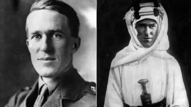 اهتمام لورانس بالشرق الأوسط انبثق عن شغفه بالتاريخ والآثار وفي الحرب العالمية الأولى عمل مع المخابرات البريطانية خلال القتال ضد الأتراك