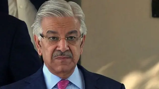 पाकिस्तान के रक्षा मंत्री ख्वाजा आसिफ