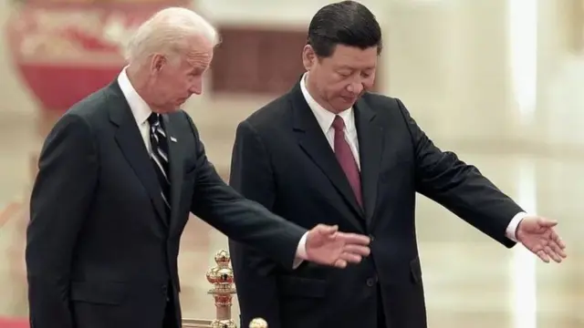 જો બાઇડન અને શી જિનપિંગ