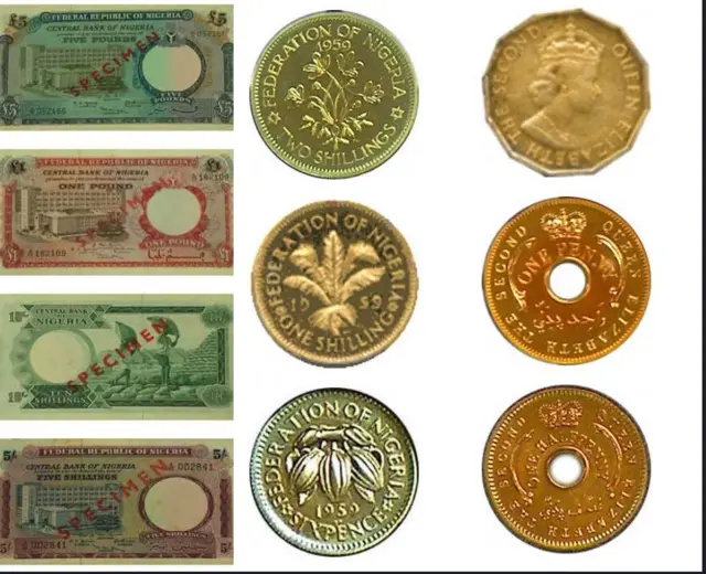 Àwọn owó tí wọ́n ṣe àyípadà lọ́dún 1965 