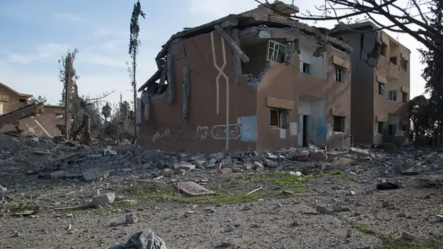 موقع في مدينة الرقة السورية