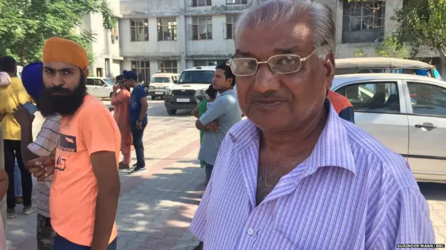 ਜ਼ਖਮੀ ਵਿਸ਼ਾਲ ਦੇ ਪਿਤਾ