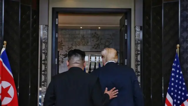 Kim e Trump