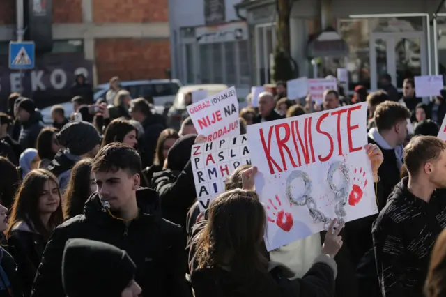 Protest u Novom Pazaru 4. februara 2025.