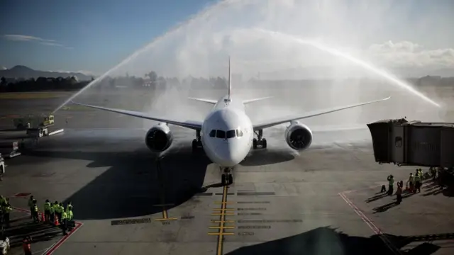 Un avión Dreamliner