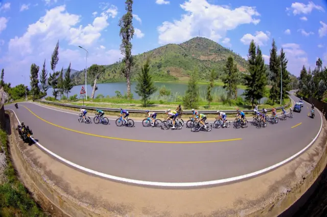 Isiganwa ry'uyu mwaka ryaciye ku nkengero z'ikiyaga cya Kivu ku muhanda uzwi nka Kivu-Belt ku ntara ya Rubavu - Karongi