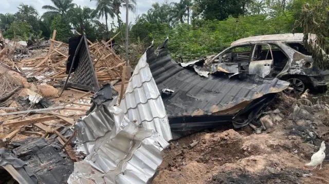 Ụlọ ichie million a gbara ọkụ