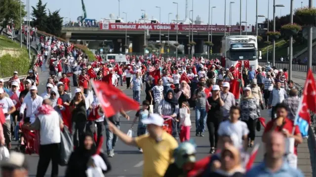 راهپیمایی ترکیه