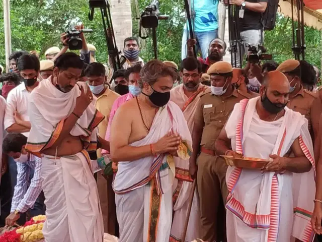 ఎస్పీ బాలసుబ్రహ్మణ్యం అంత్యక్రియలు