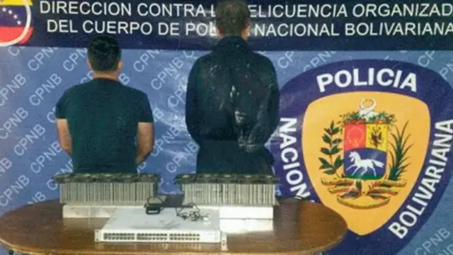 Mineros detenidos por la policía en Carabobo
