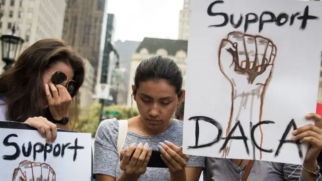 Jovens num protesto