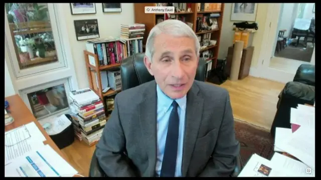 Anthony Fauci on Zoom