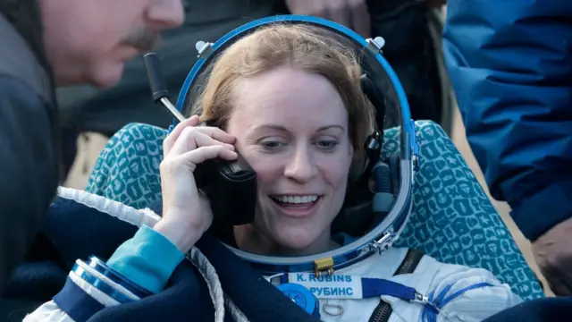 U.S. astronaut Kate Rubins