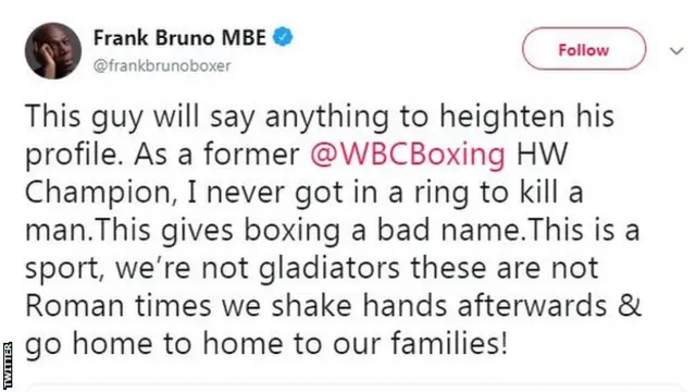 Frank Bruno/Twitter