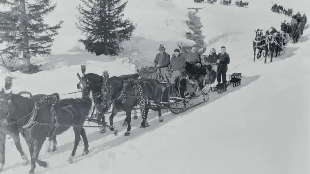 Carruajes se dirigen a Davos