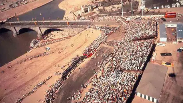 伦敦桥在哈瓦苏湖市的启用开幕仪式。