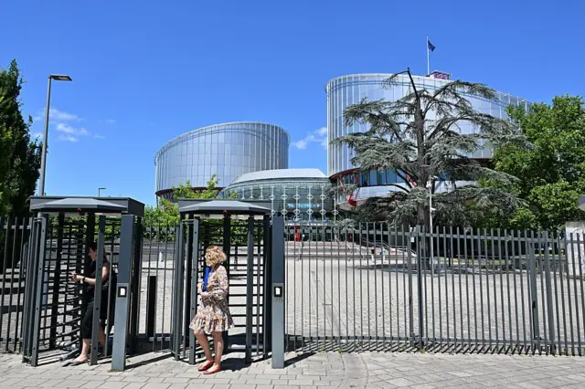 El edificio del Tribunal Europeo de Derechos Humanos.