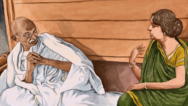 గాంధీతో కమలాదేవి చటోపాధ్యాయ