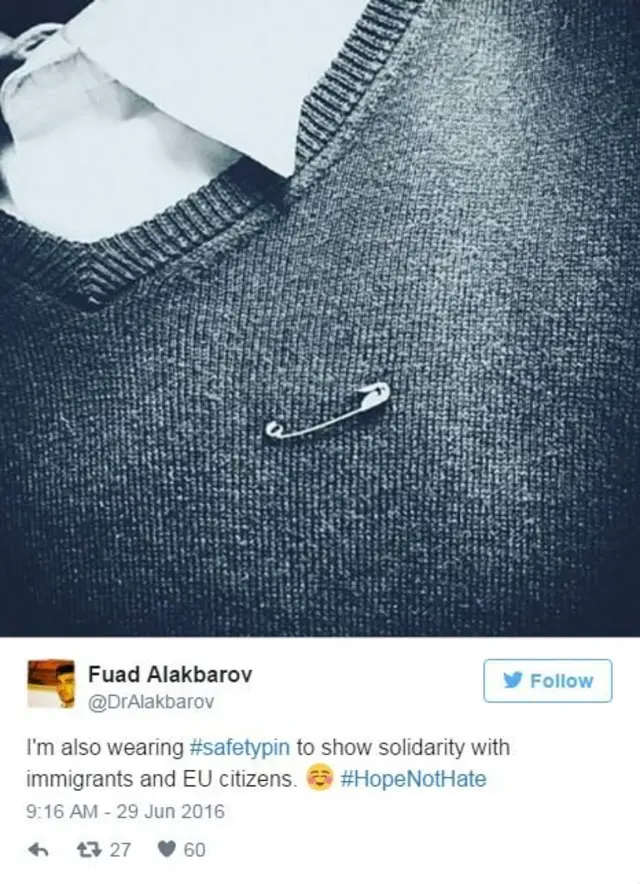 Safety pin for immigrants discount
