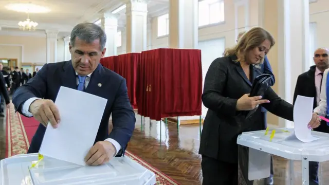 Гульсина Минниханова и Рустам Минниханов