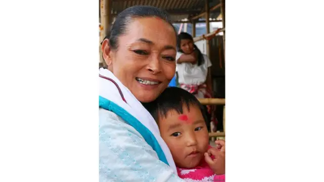 The children at Camp Hope