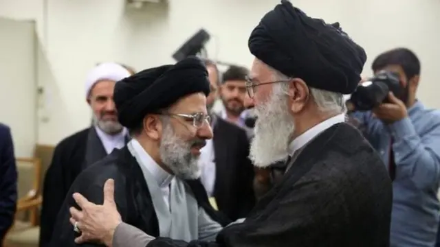 آیت‌الله خامنه‌ای و ابراهیم رئیسی