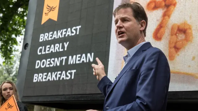 Liberal Demokrat Parti'nin eski lideri Nick Clegg