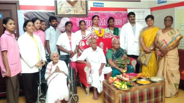 73 old woman give birth