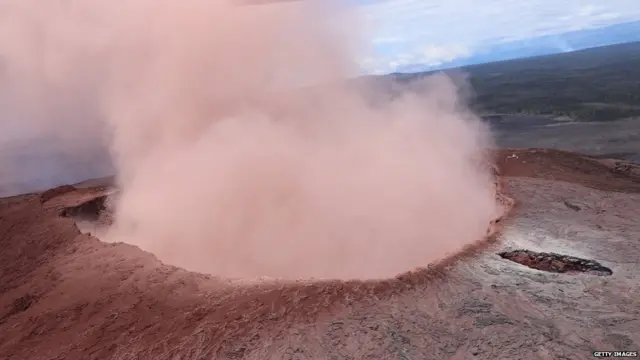 ज्वालामुखी उद्रेक.