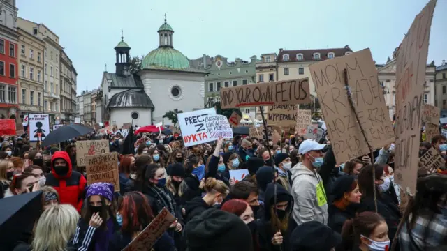 Протести проти заборони абортів у Польщі