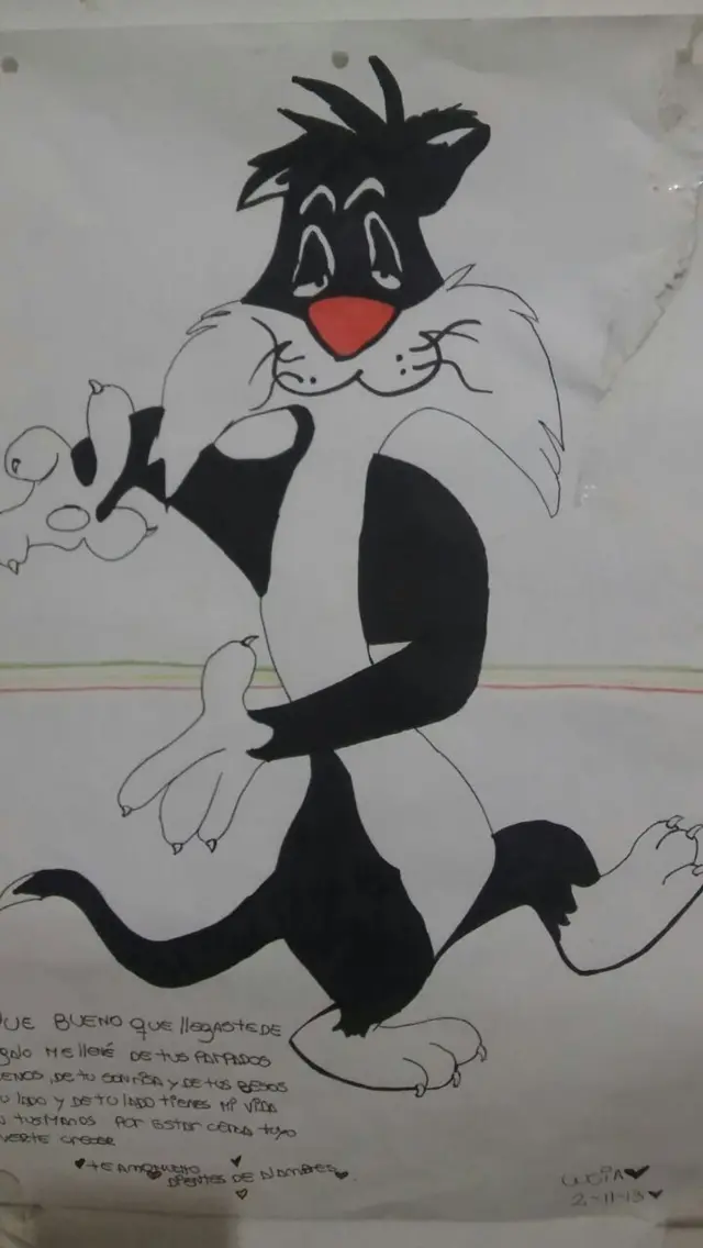Dibujo de un gato