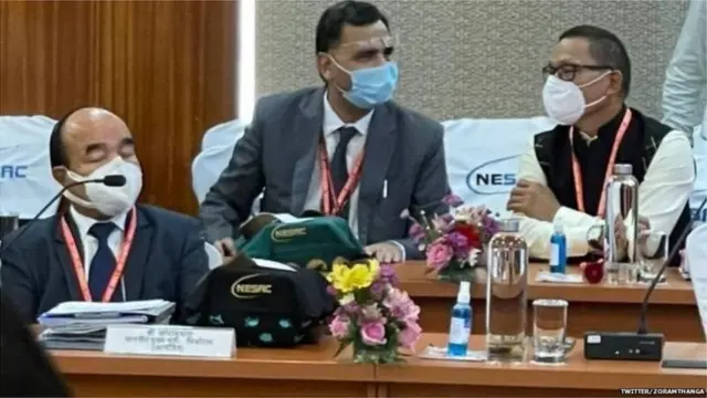 ગૃહમંત્રી અમિત શાહની બેઠકમાં સામેલ મિઝોરમના મુખ્ય મંત્રી ઝોરામથાંગા