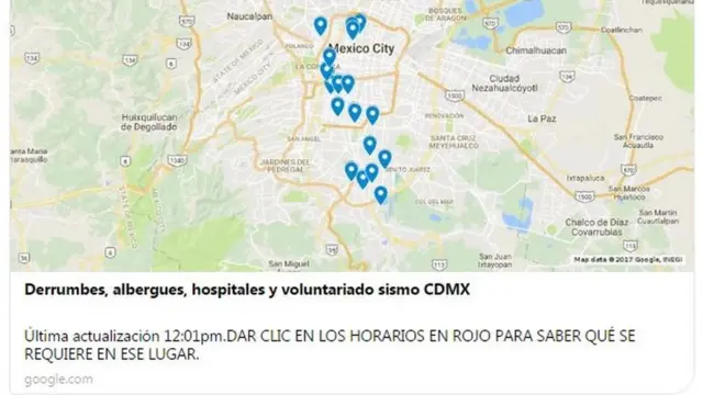 Mapa do Google