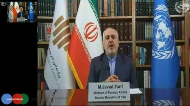 محمد جواد ظریف، وزیر امور خارجه ایران پایان نیافتن جنگ در افغانستان را تراژدی خواند