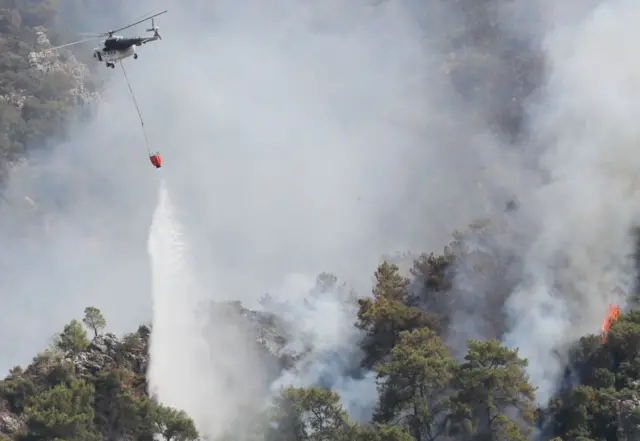 Yangın söndürme helikopteri