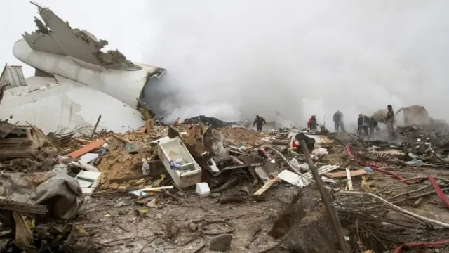 Kyrgyz crash site, 16 Jan