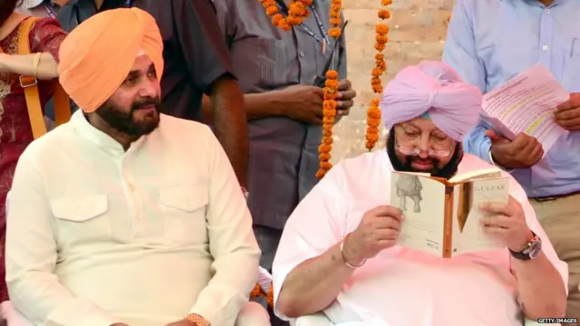 ਨਵਜੋਤ ਸਿੱਧੂ, ਕੈਪਟਨ ਅਮਰਿੰਦਰ ਸਿੰਘ